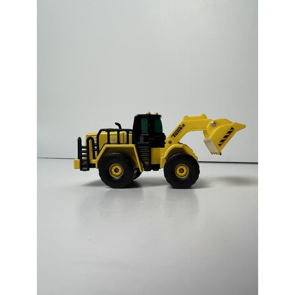Tonka Yellow & Black Front Loader Toy Construction Vehicle Diecast Plastic